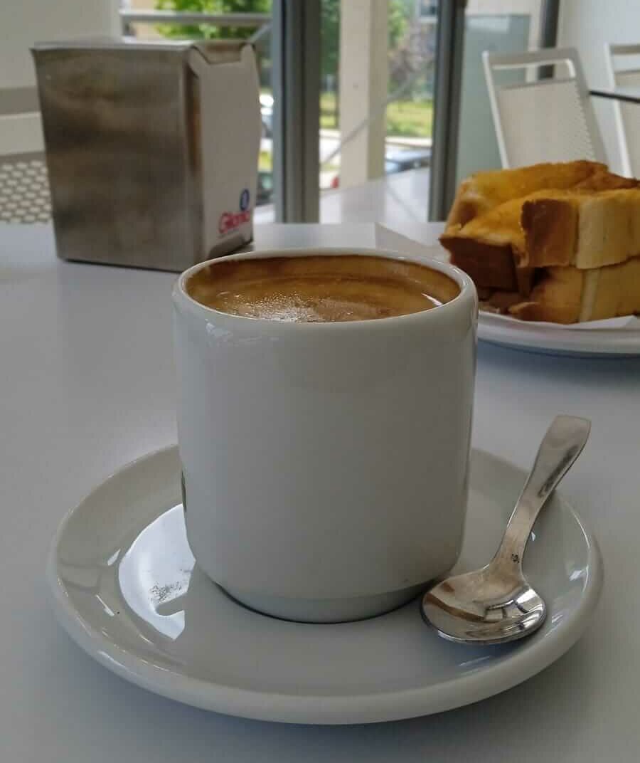cafe latte in Porto